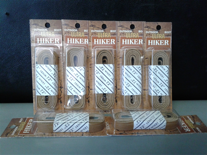 Ultra Hiker Laces 72 Brown 7 Pair