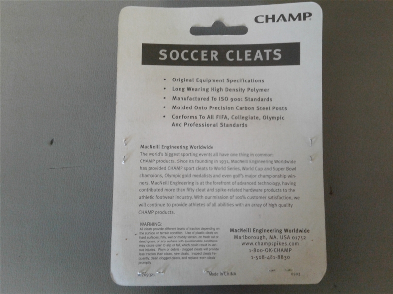 Soccer Cleats 3 Pk