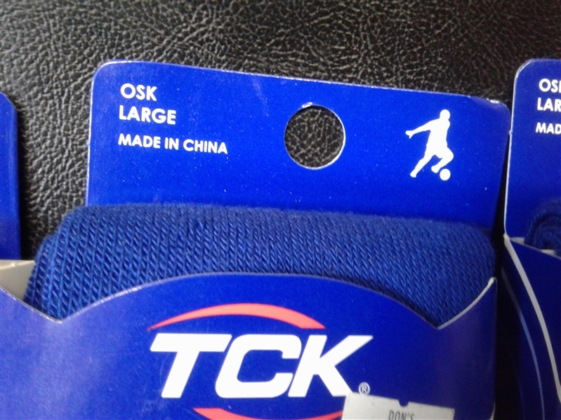 TCK Soccer Socks OSK Large Blue 5 Pair