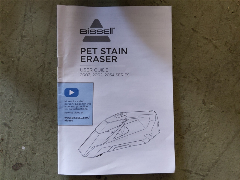 Bissell PetHairEraser Vacuum and Bissell PetStainEraser Carpet Cleaner