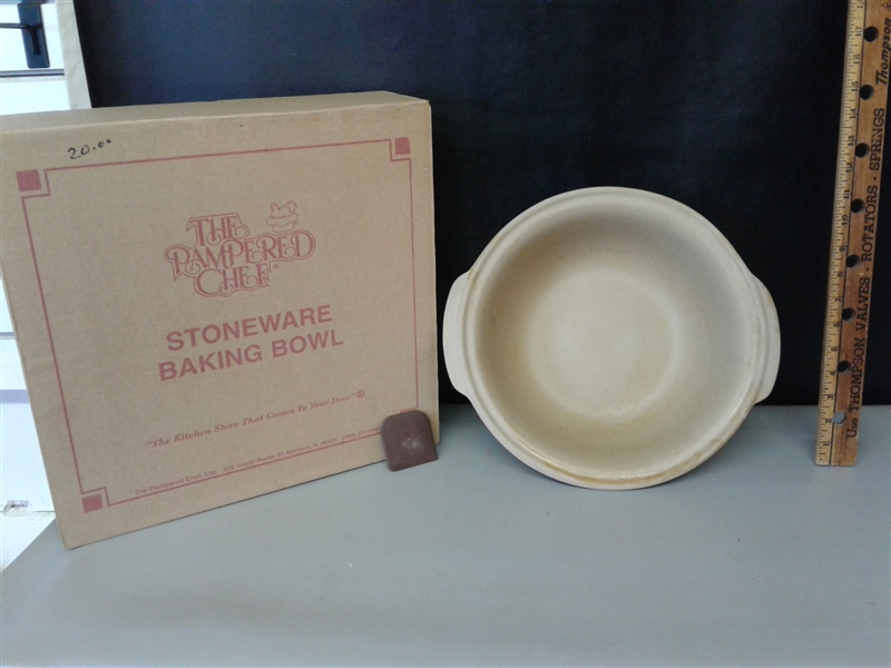 The Pampered Chef Stoneware Lot