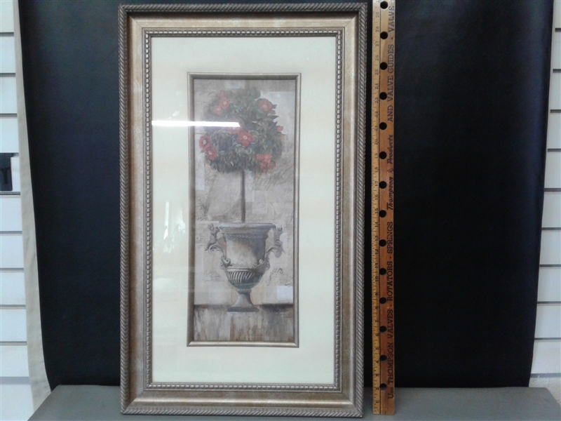 Two Silver Framed Paintings