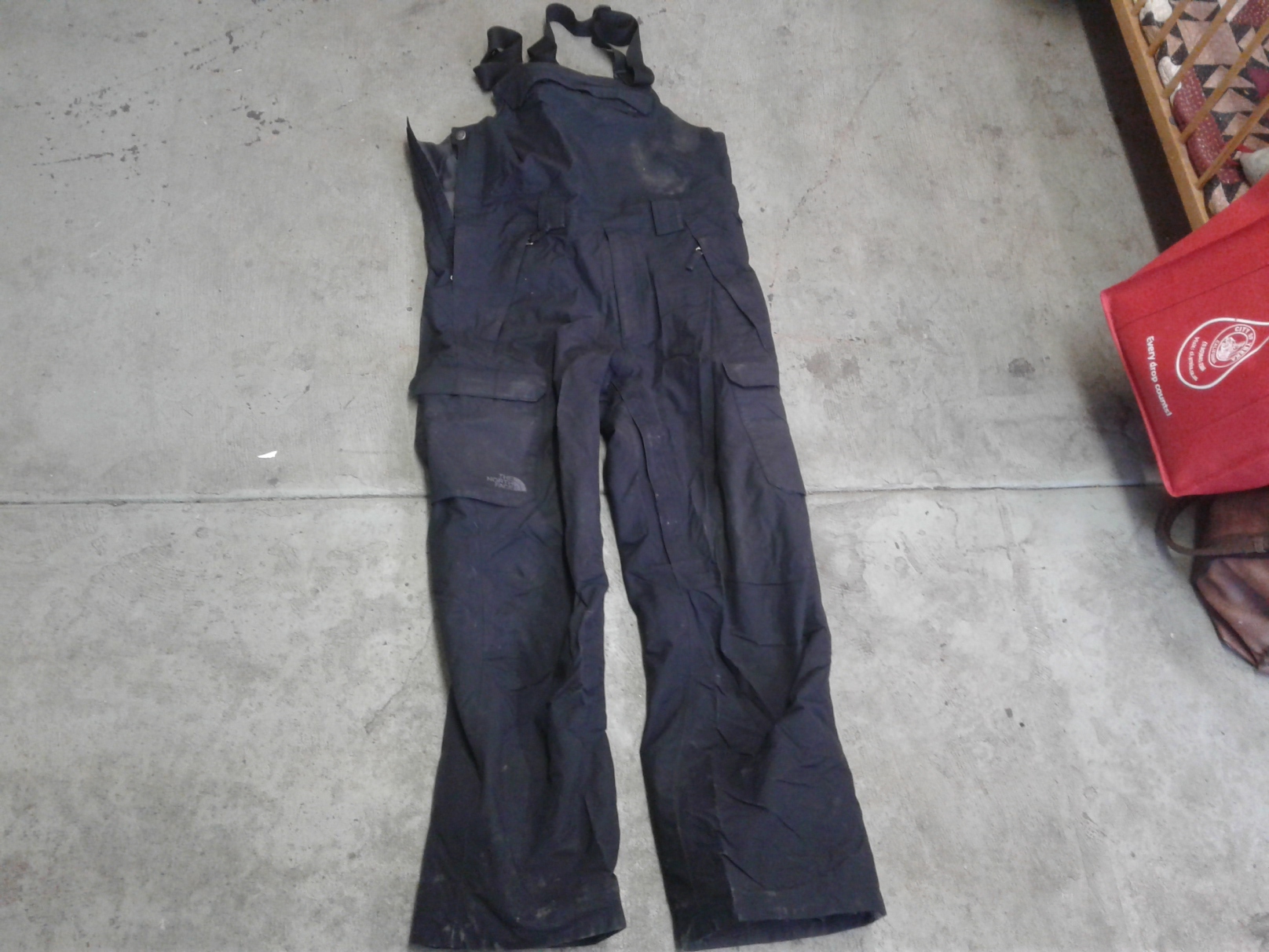 north face snow overalls