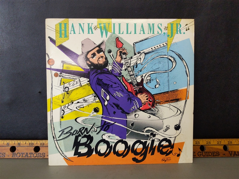 Vintage Record Albums- Eddie Rabbit, Hank Williams Jr, Alabama, and more