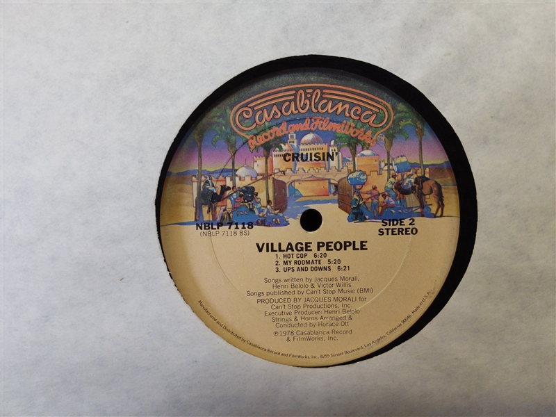 Vintage Record Albums- Village People, Cheech & Chong, Cutting Crew, Starship, and more