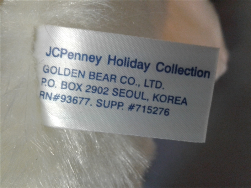 Two JCPenney Holiday Collection Bears
