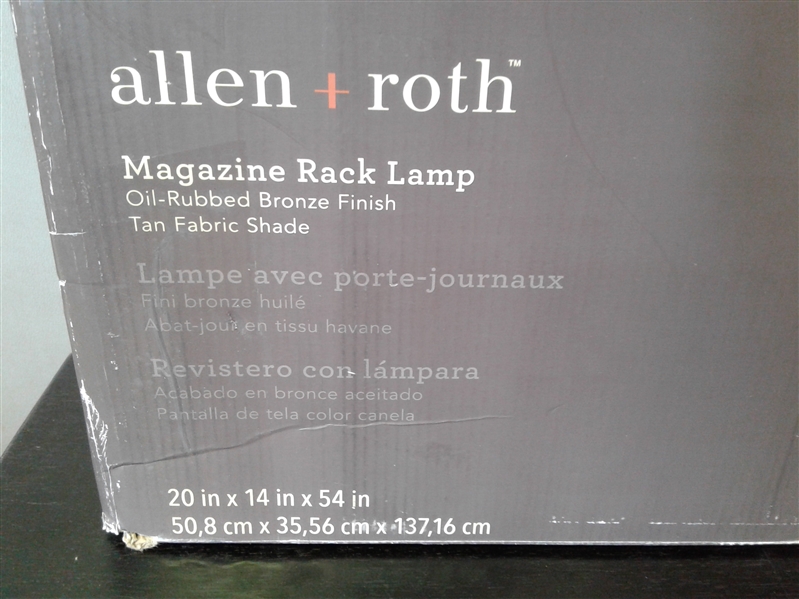 Allen + Roth Magazine Rack Lamp