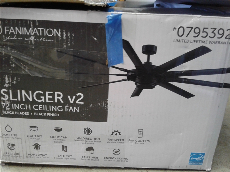 Fanimation 72 Slinger V2 ceiling fan