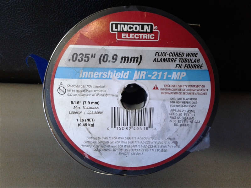 Lincoln Electric Innershield NR-211 Flux-Core Welding Wire, .035-In.