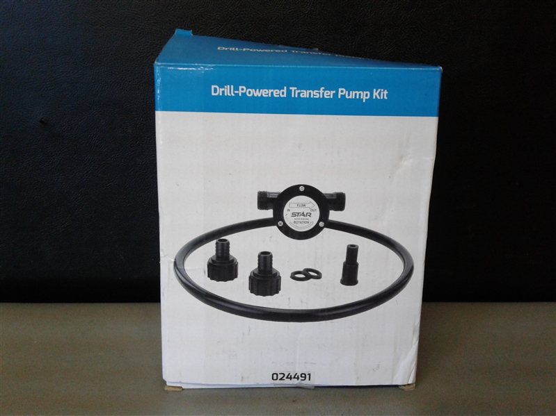 Drill-Powered Transfer Pump Kit