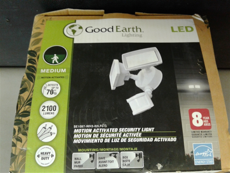 Good Earth Lighting Two-Head LED Motion Activated Security Light