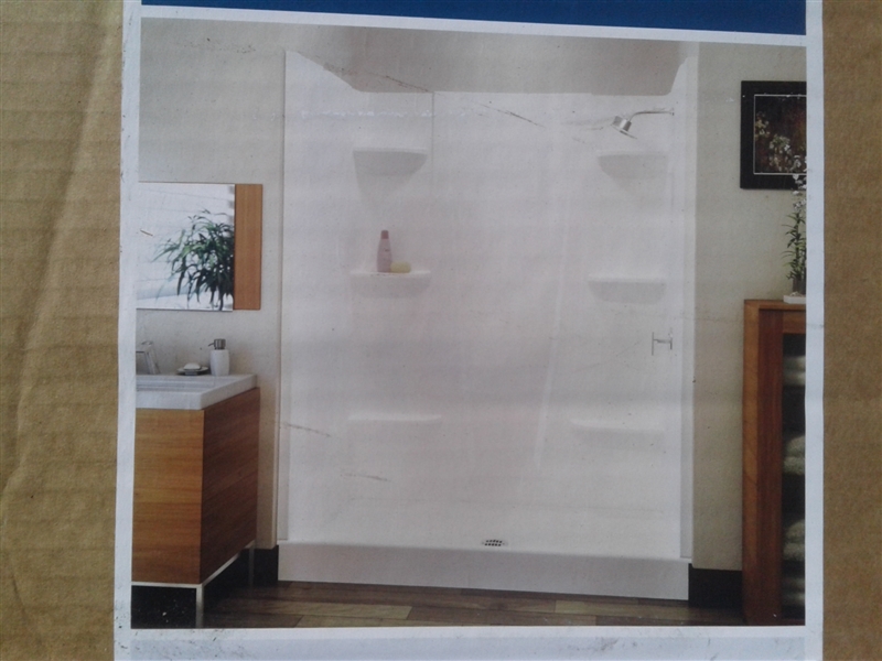 60- Inch Shower Back Wall