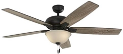 Harbor Breeze Cooperstown 62-in Ceiling Fan with Light-2 CT