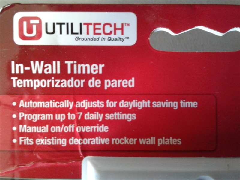 Utilitech In-Wall Timer