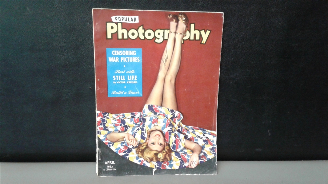 Vintage Popular Photography Magazine 1942