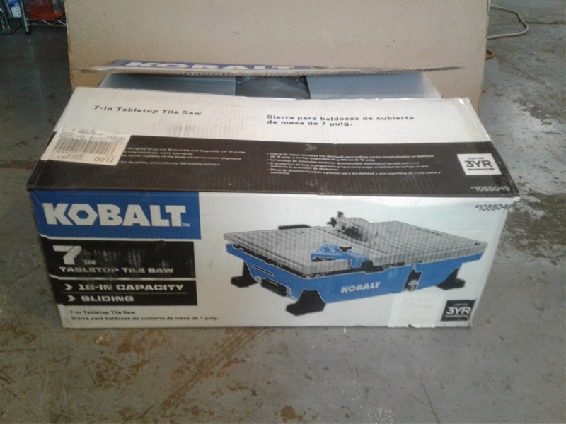 Kobalt Tabletop Tile Saw