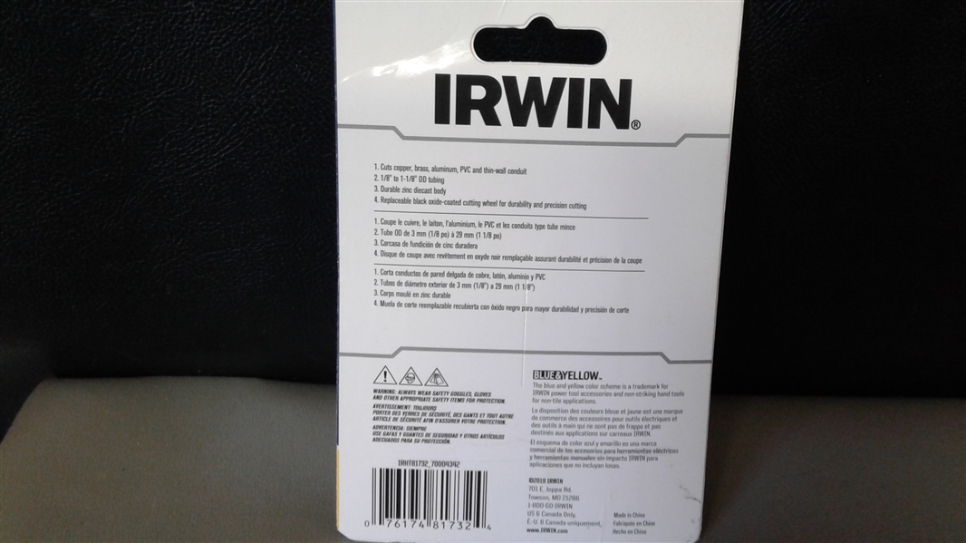 Irwin Diameter Mini Tube Cutter