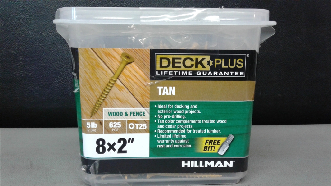 Deck Plus Tan Wood & Fence T25 8x2