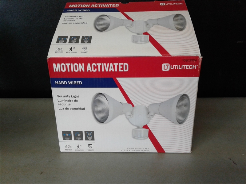 Utilitech Motion Activated Hard Wired Security Light 