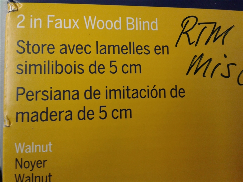 Levolor Faux Wood Blind