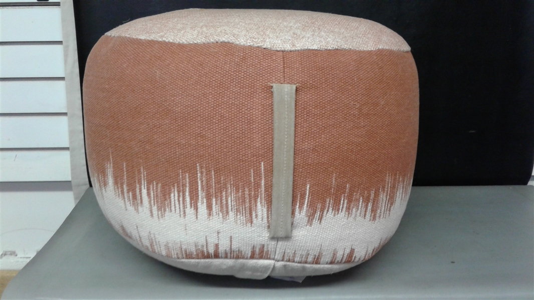 Mina Victory Home Accents Clay Pouf Ottoman