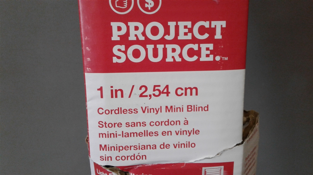 Project Source Cordless Vinyl Mini Blind