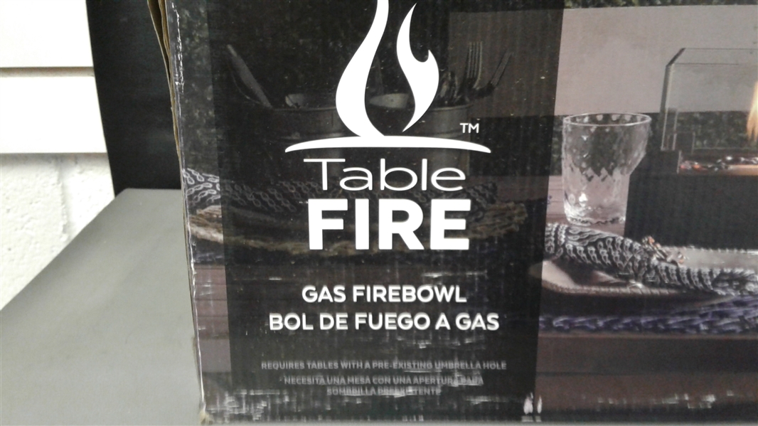  Bond TableFire Umbrella Hole Firebowl