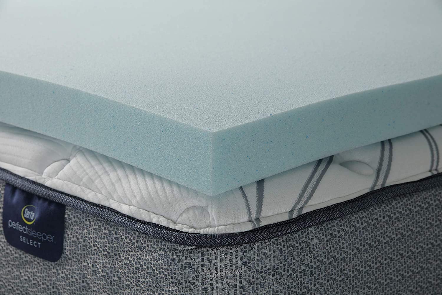 serta deluxe support 3 memory foam mattress topper