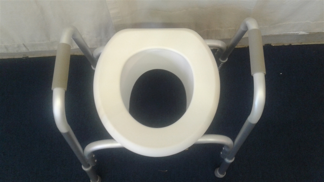 PCP Raised Toilet Seat and Safety Frame 
