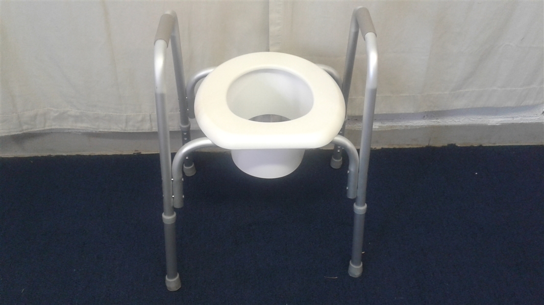 PCP Raised Toilet Seat and Safety Frame 