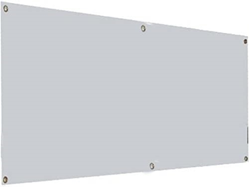 3'x6' Blank White Vinyl Banner with Grommets