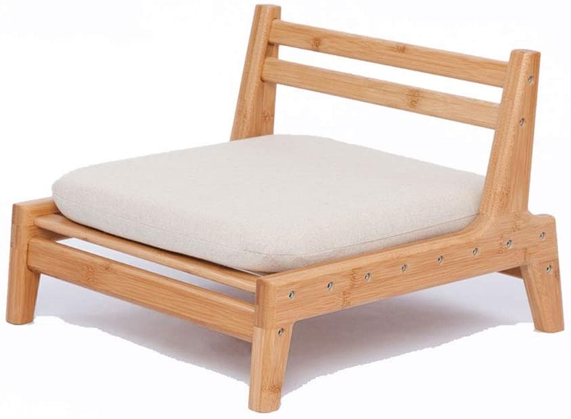  ZEN'S Bamboo Floor Seat Chair 