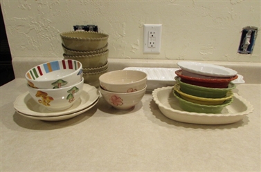 VARIETY OF BOWLS DISHES