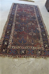 ANTIQUE PERSIAN WOOL RUG DATED PRIOR TO 1915 APPRAISAL FROM 1981
