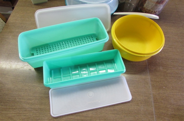 TUPPERWARE/FOOD SAVER & OTHER CONTAINERS