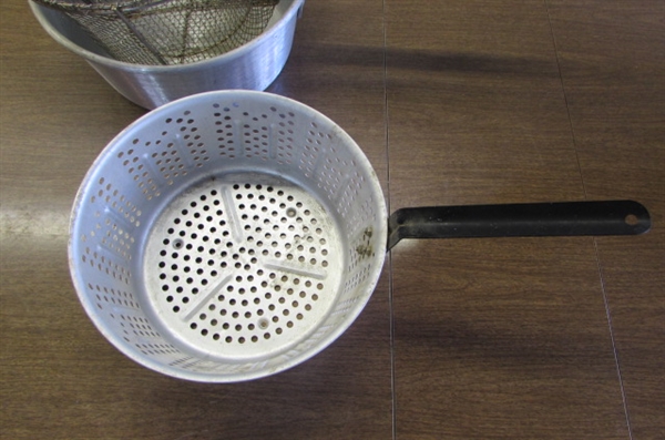 LARGE DEEP FRYER STRAINERS