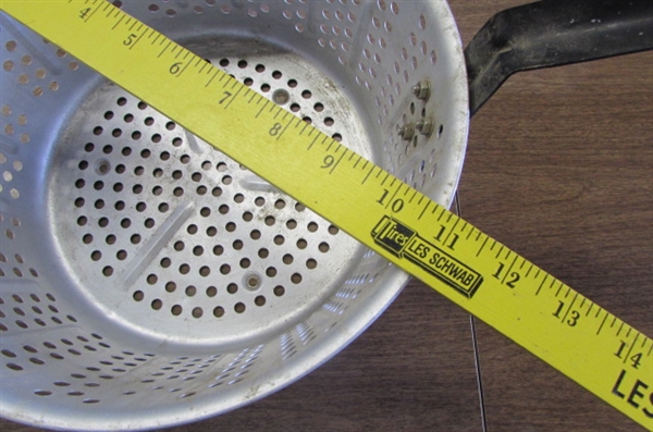 LARGE DEEP FRYER STRAINERS