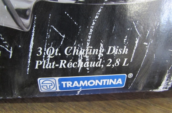 TRAMONTINA 3 QT CHAFING DISH