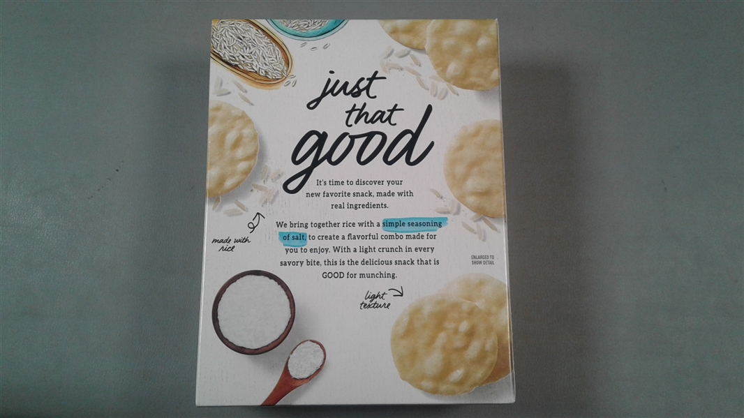 Good Thins Simply Salt Rice Snacks Gluten Free Crackers 6 Boxes