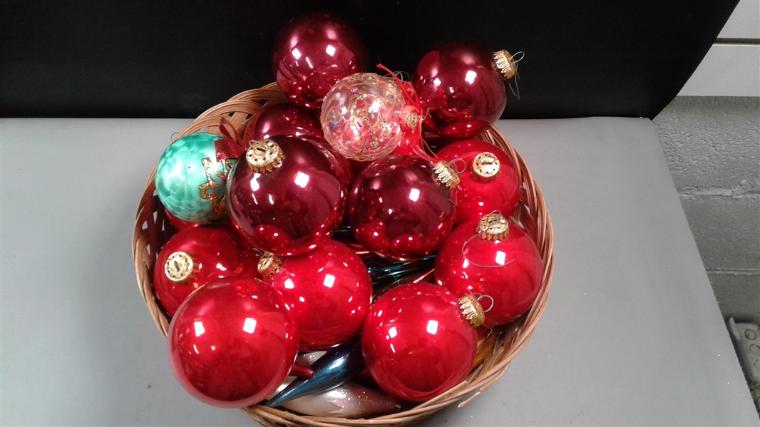 Glass Christmas Ornaments 