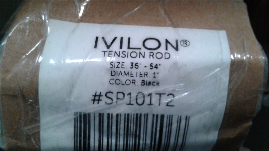  Ivilon Tension Curtain Rod - 36 to 54 In