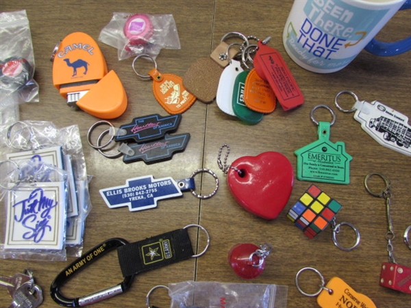 LARGE KEYCHAIN COLLECTION