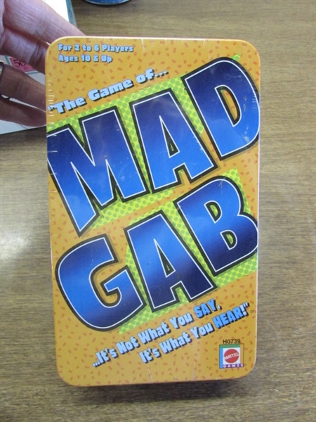 VINTAGE TINKER TOYS, FACT OR CRAP, MAD GAB & OTHER GAMES