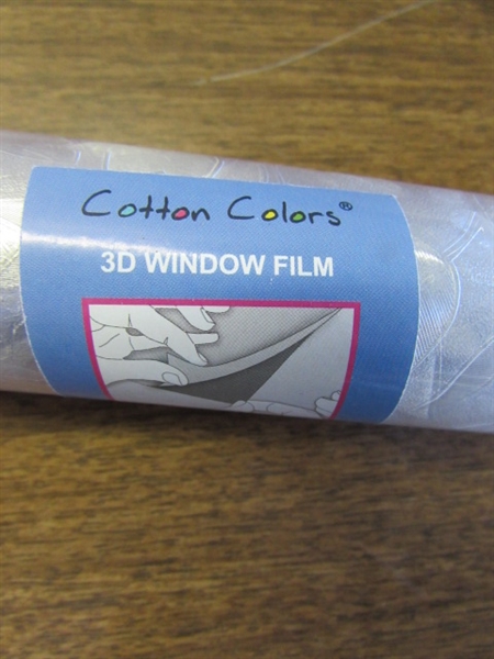 3-D WINDOW FILM & SHELF LINER