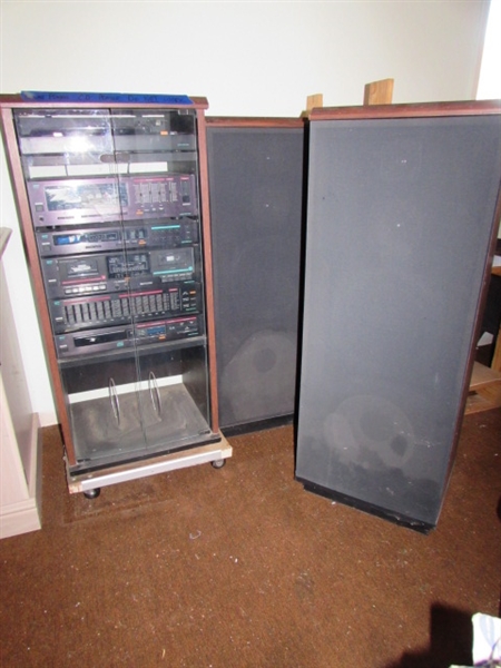 MCS SERIES STEREO SYSTEM WITH CABINET & TOWER SPEAKERS