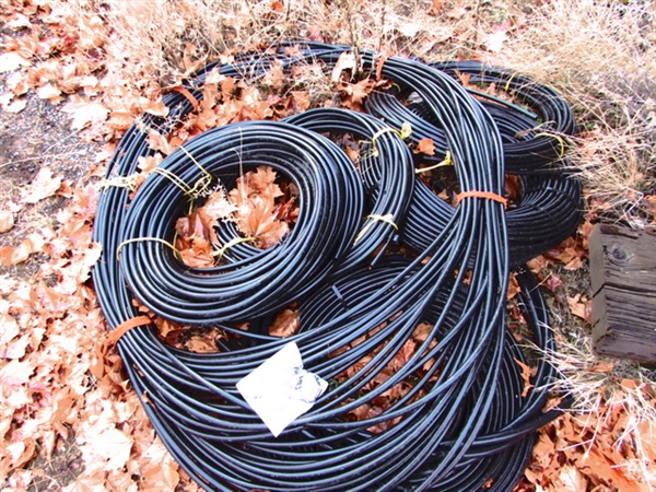 6 COILS OF DRIP LINE PVC PIPE 1/2