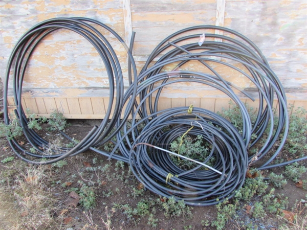 COILS OF POLY PIPE