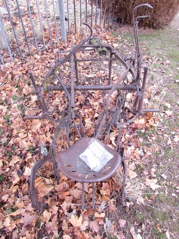 HORSE DRAWN RIDING CULTIVATOR W/SEAT