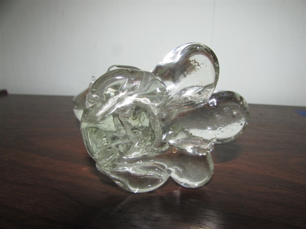 GLASS TURTLE & DOLPHIN