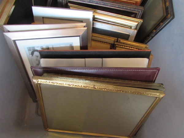 2 LARGE TUBS OF PICTURE FRAMES